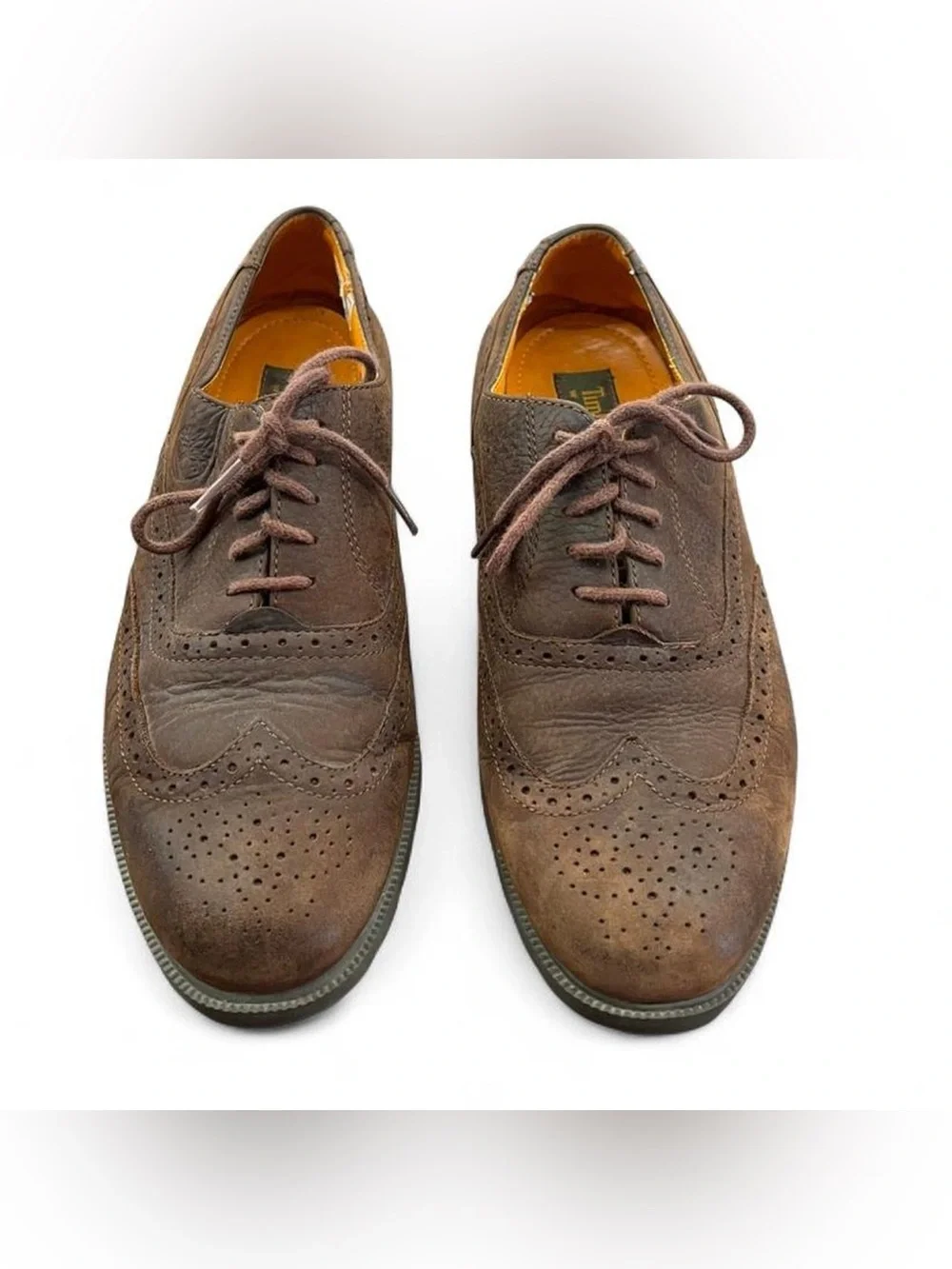 Mens Timberland Oxford Leather Waterproof Shoes size 8.5 Wide